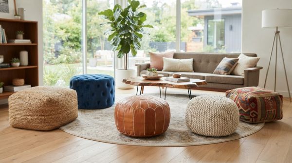 Top 5 styles de poufs pour transformer votre espace