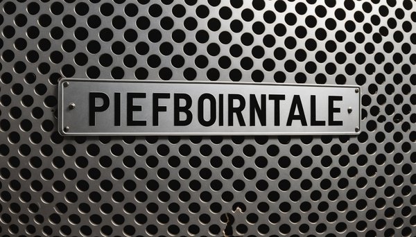 Plaque métal perforée : une touche décorative et pratique